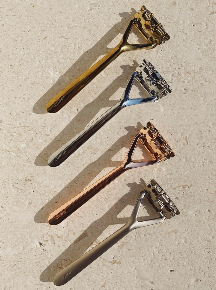 pivoting head razor by leaf shave – The Well Refill