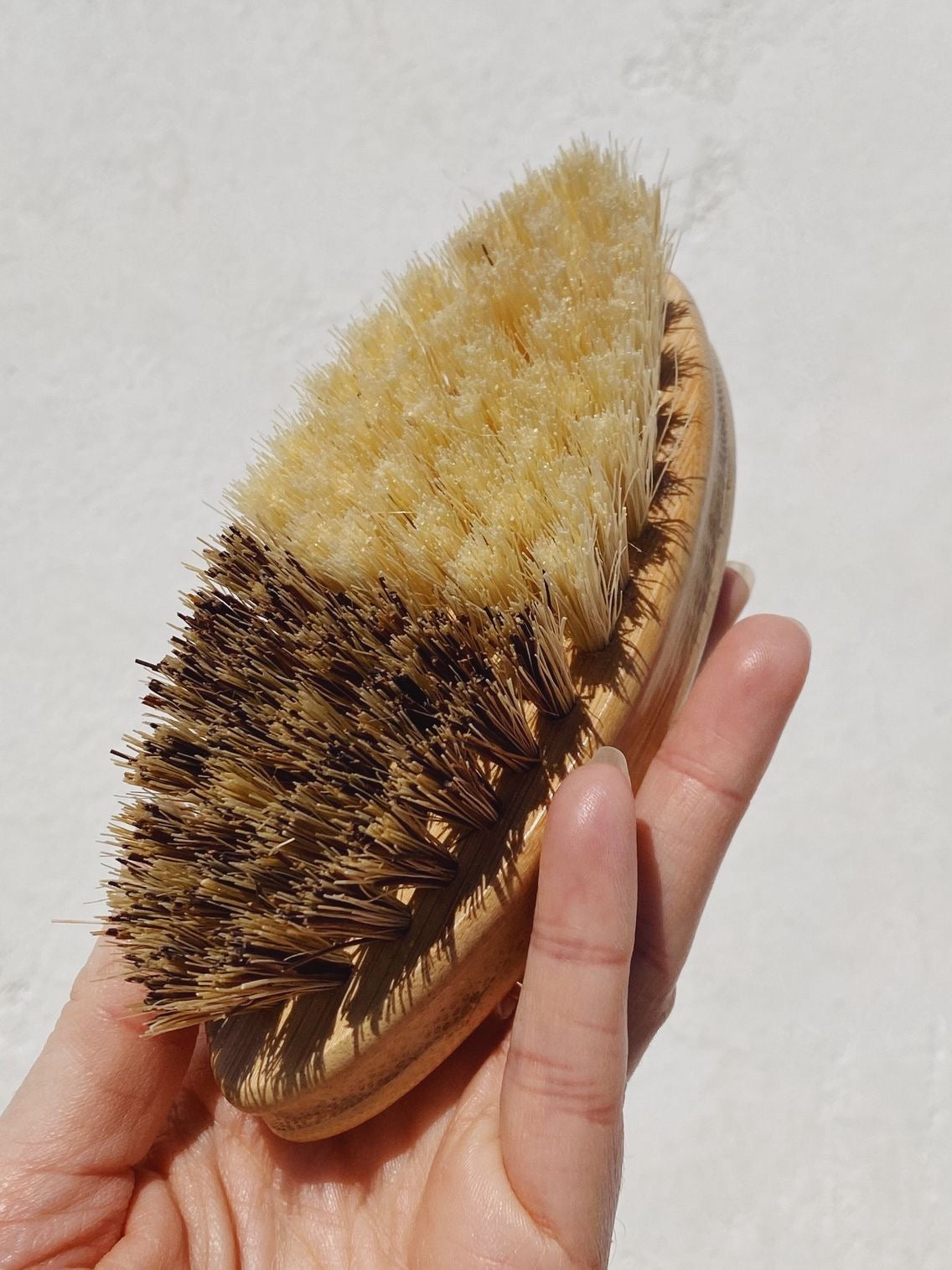 two tone cleaning brush