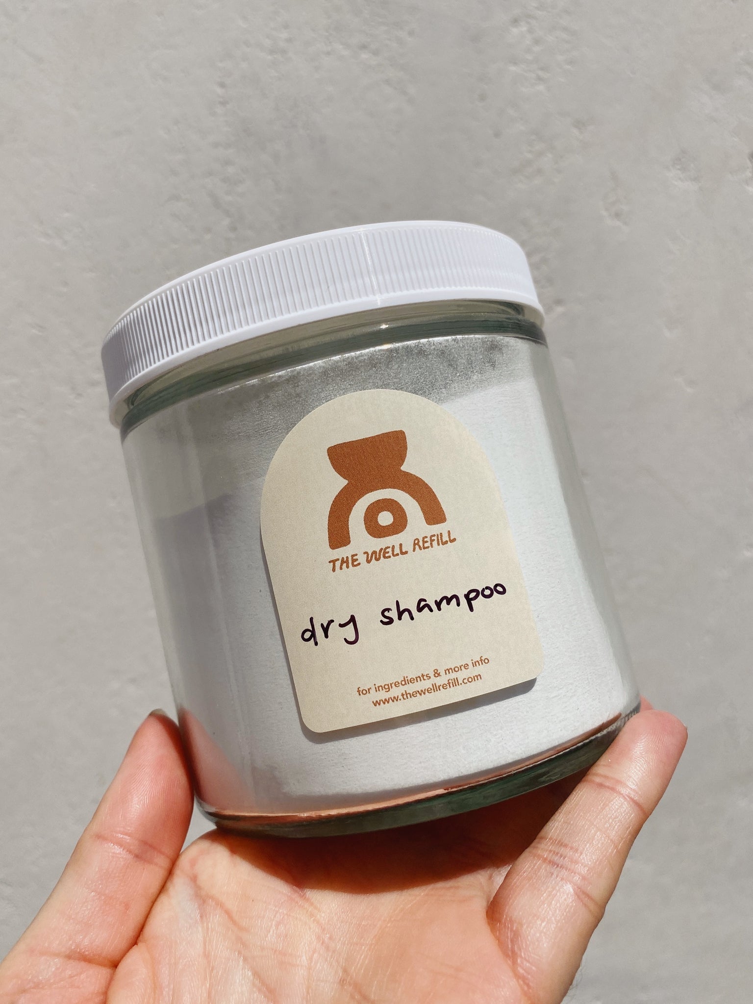 pre-packaged dry shampoo