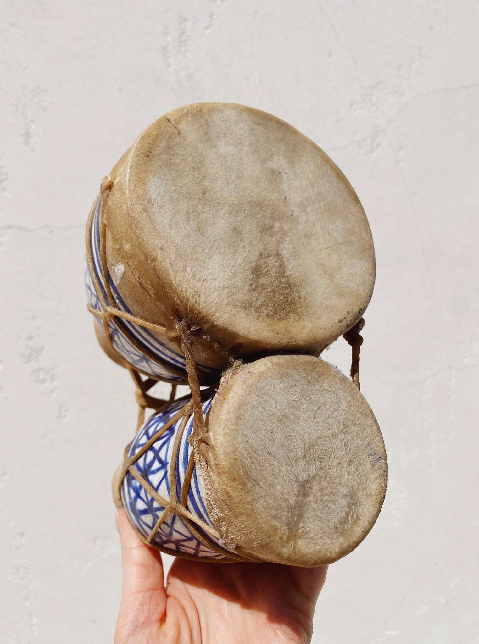vintage ceramic decorative drums