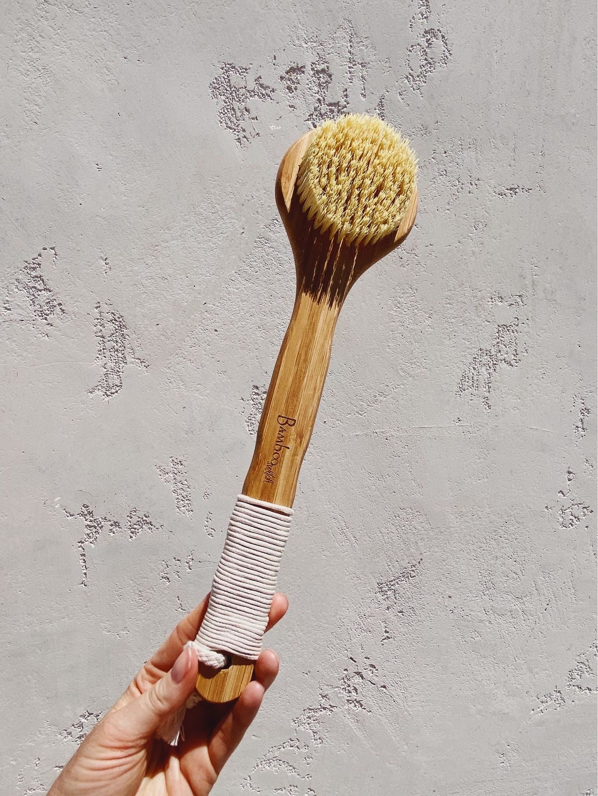 long handle bamboo dry brush