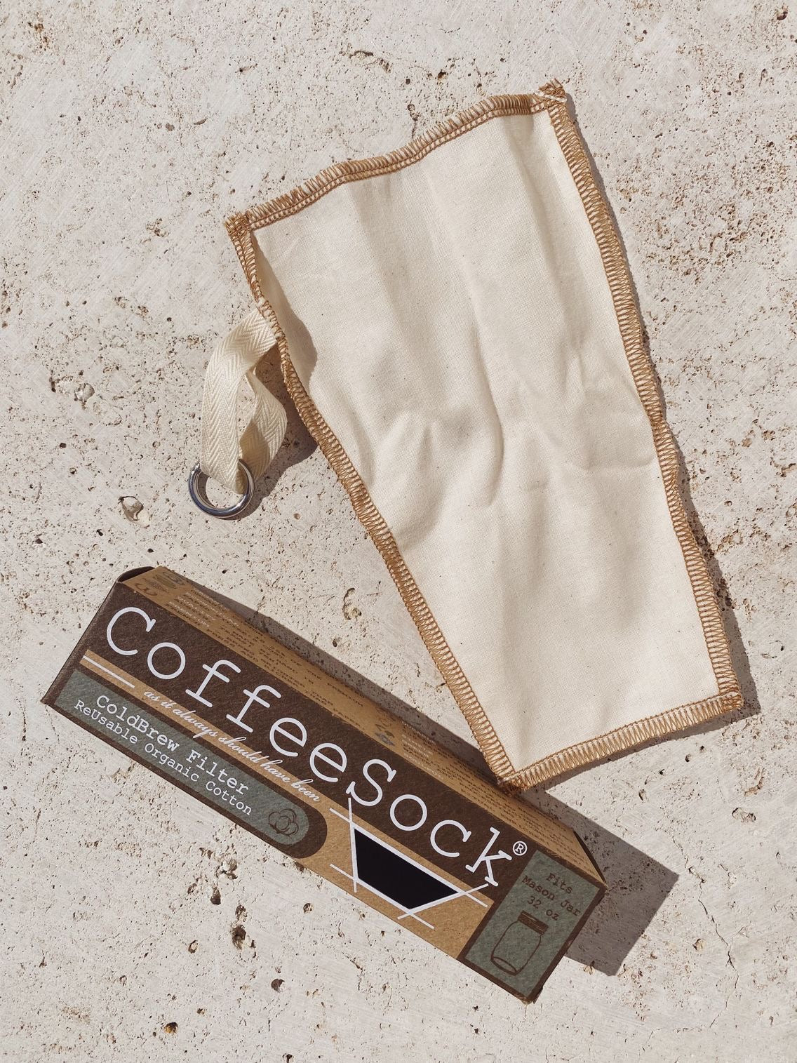 organic cotton reusable coffee filter