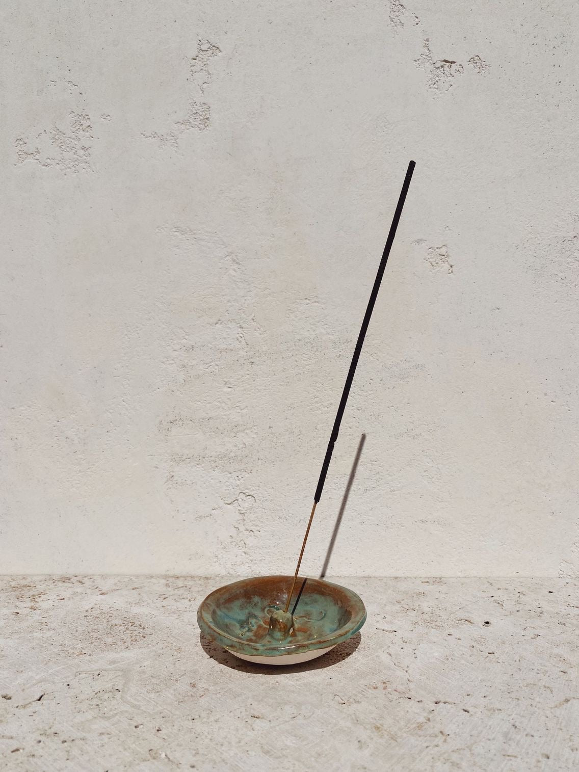 incense dish by indigo mud