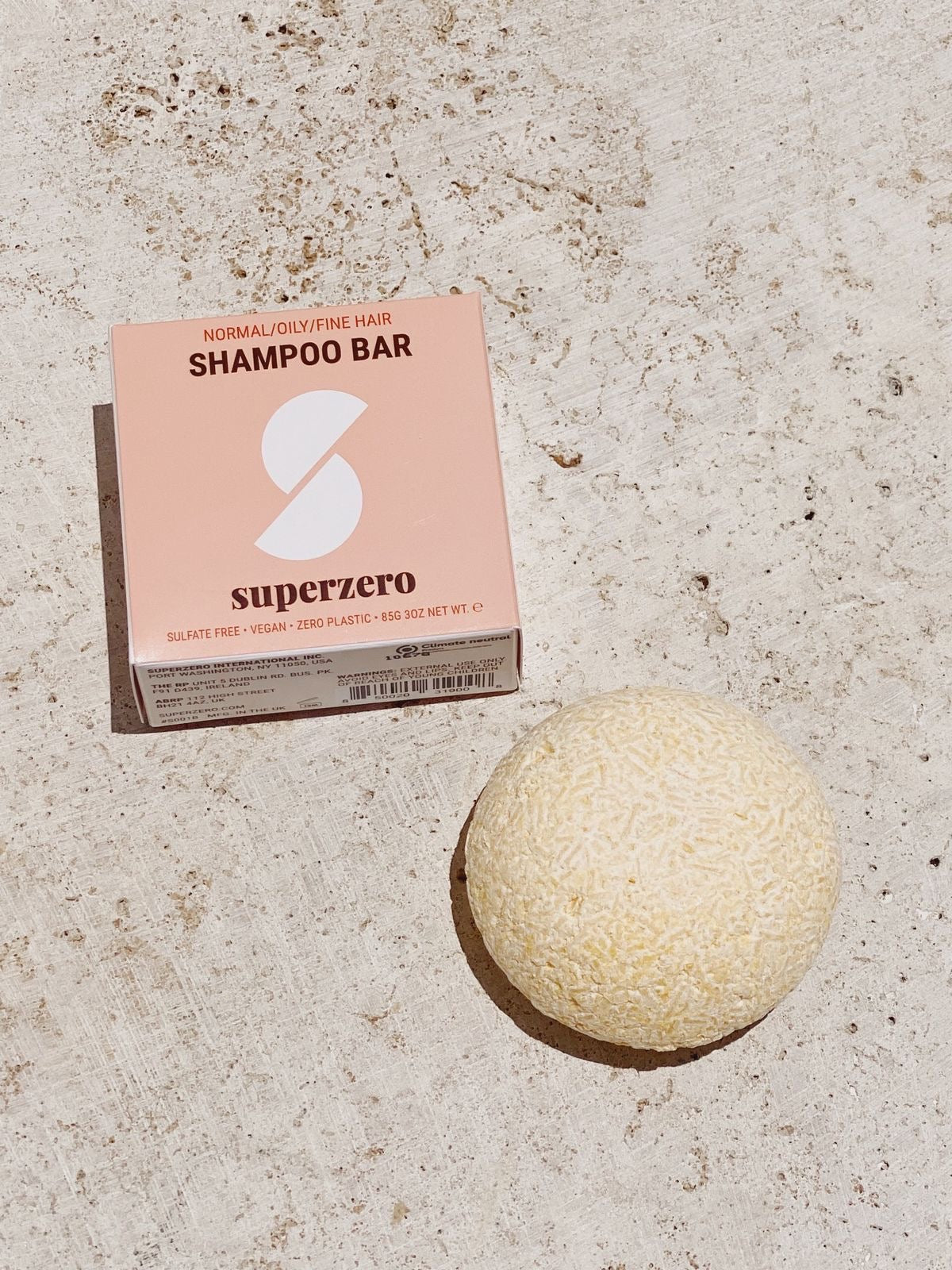 shampoo bar by superzero